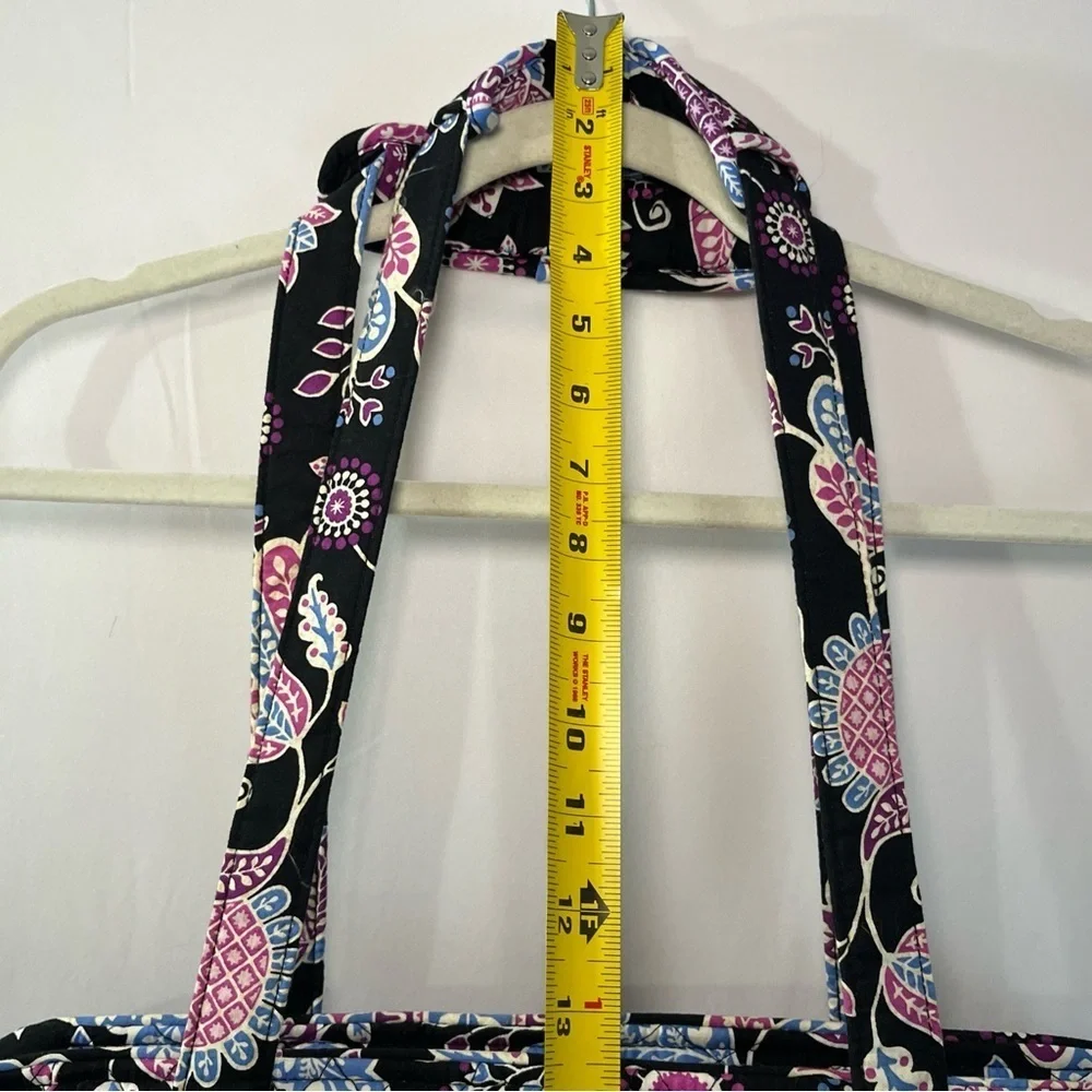 Vera Bradley Stroll Around Baby Diaper Bag “Alpine Floral” Pink Blue Black Md